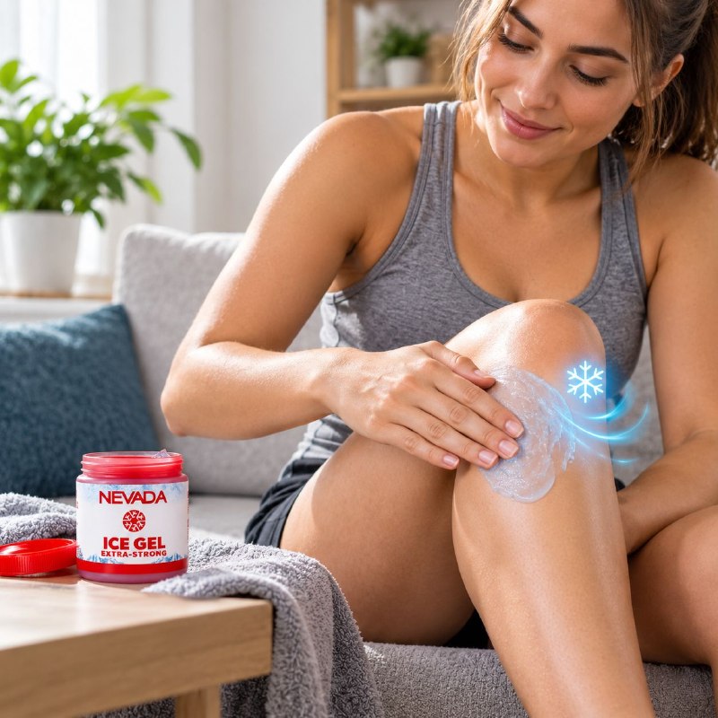 GEL CORPORAL ANALGESICO Y RELAJANTE MUSCULAR REFRESCANTE E EFECTO FRIO NEVADA 227G