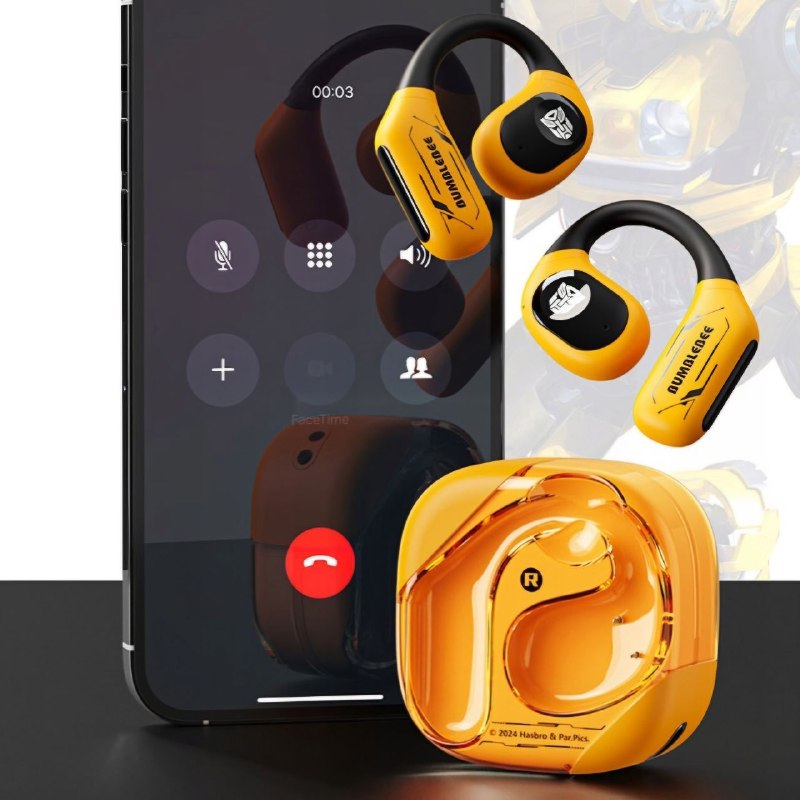 AUDIFONOS AURICULARES ORIGINALES INALAMBRICOS TF-118, BATERIA ESTUCHE 5H, BATERIA AUDIFONOS 5H, BT V.5.4, 10MTS DISTANCIA TRANSFORMERS BUMBLEBEE