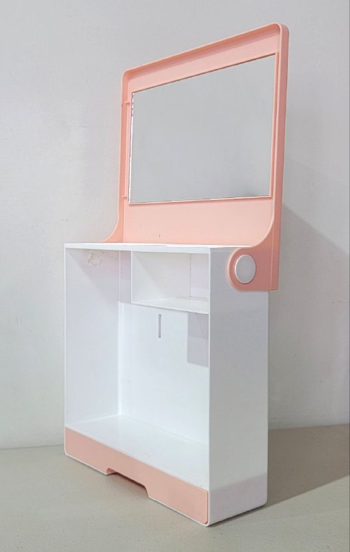 ORGANIZADOR DE MAQUILLAJE CON ESPEJO INTEGRADO GRAN CAPACIDAD