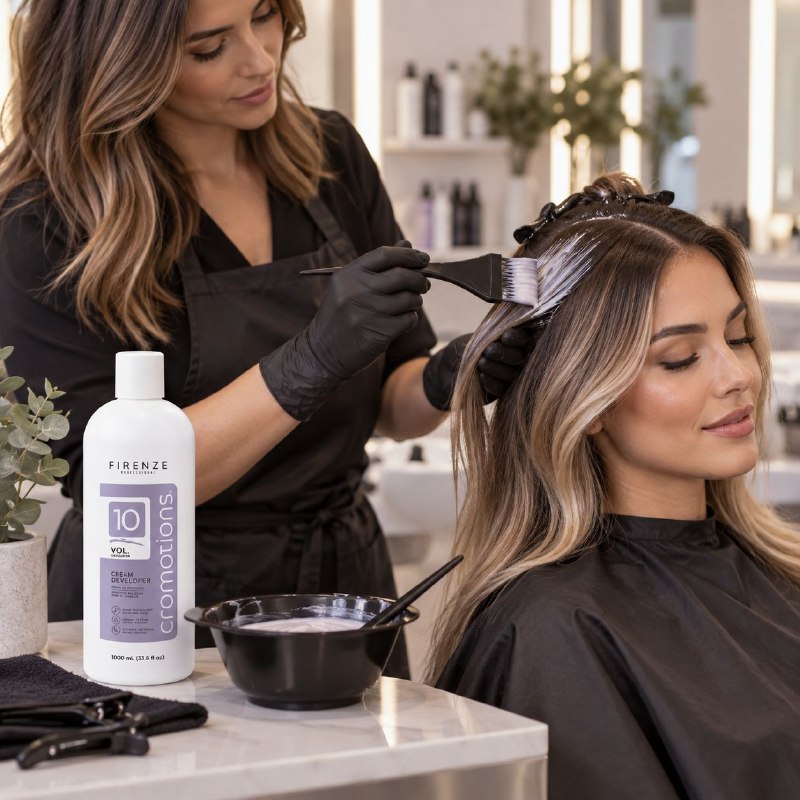 PEROXIDO EN CREMA REVELADORA DE COLORACION AL 3% VOL10 FIRENZE 1000ML