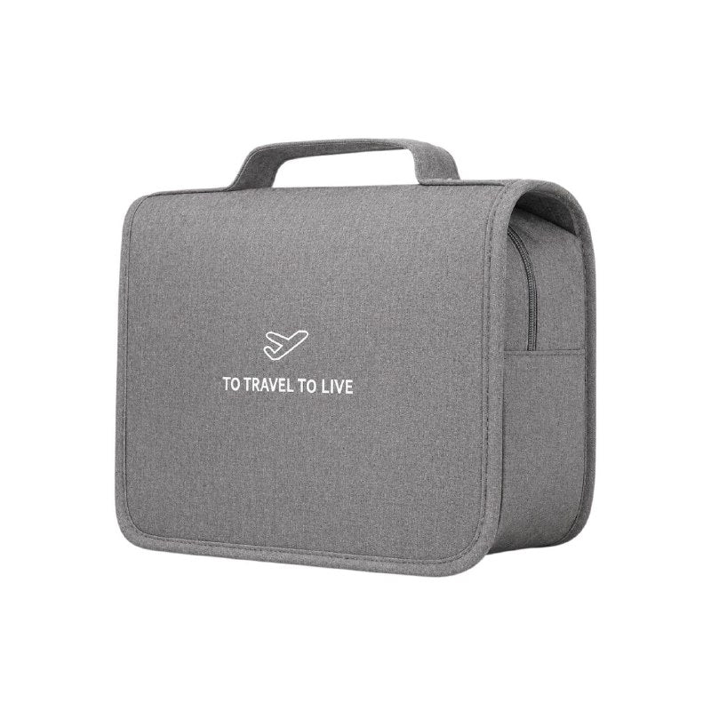 BOLSO ORGANIZADOR COLGANTE PARA VIAJE DE HIGIENE PERSONAL Y COSMETICOS 22.5X18.5X8.5CM