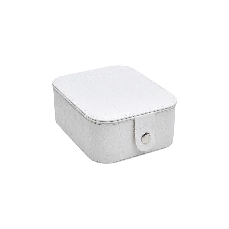 ESPEJO DE MAQUILLAJE DE MESA CON LUZ LED Y ESTUCHE ORGANIZADOR 17.1X12.2CM
