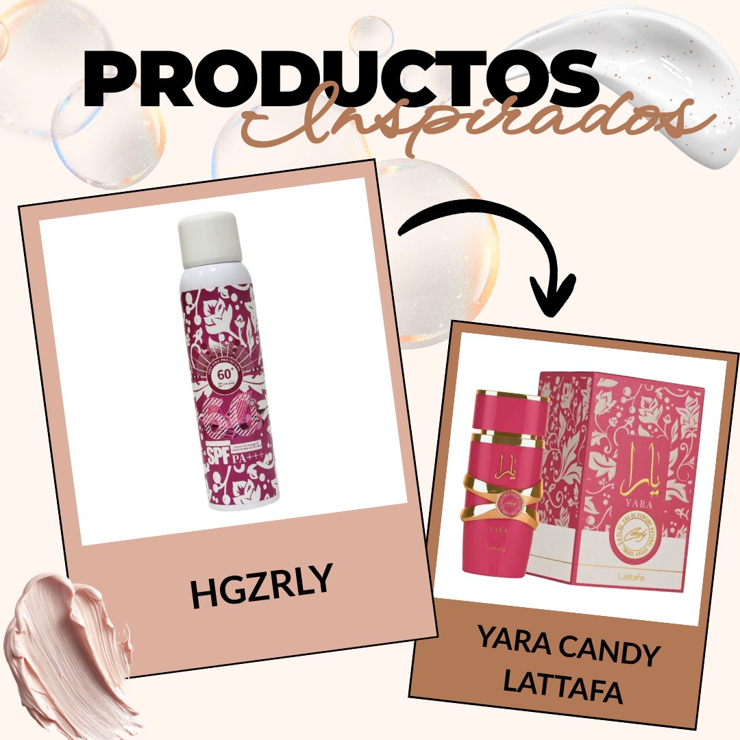 PROTECTOR SOLAR EN CREMA BLANQUEADORA SPF60 200ML DUPE DE LATTAFA YARA CANDY
