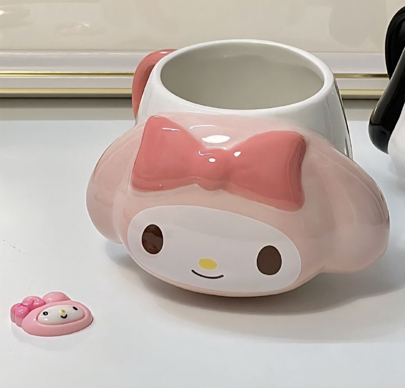TAZA DE CERAMICA, RESISTENTE AL CALOR, MANGO CREATIVO DISEÑO MY MELODY