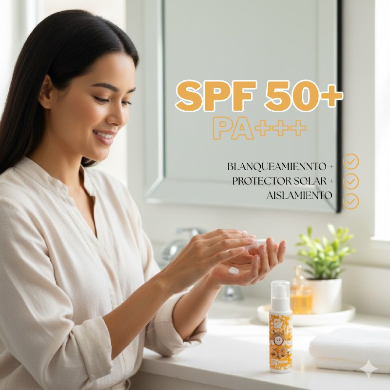PROTECTOR SOLAR ACLARANTE 3 EN 1 SPF50 100G