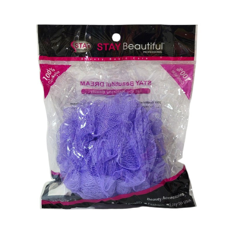ESPONJAS PASTE PARA DUCHAR BAÑAR, EXFOLIANTES SUAVES STAY BEAUTIFUL 6 COLORES