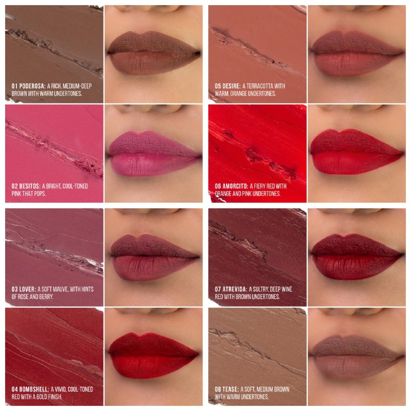 BRILLO LABIAL DE ACABADO MATTE SUAVE DE LARGA DURACION 24H ITALIA DELUXE LOCKED 12ML