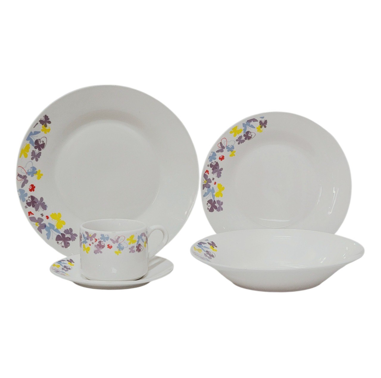 PLATOS JUEGO DE VAJILLA DE 20 PIEZAS ROYAL LINE COLLECTION