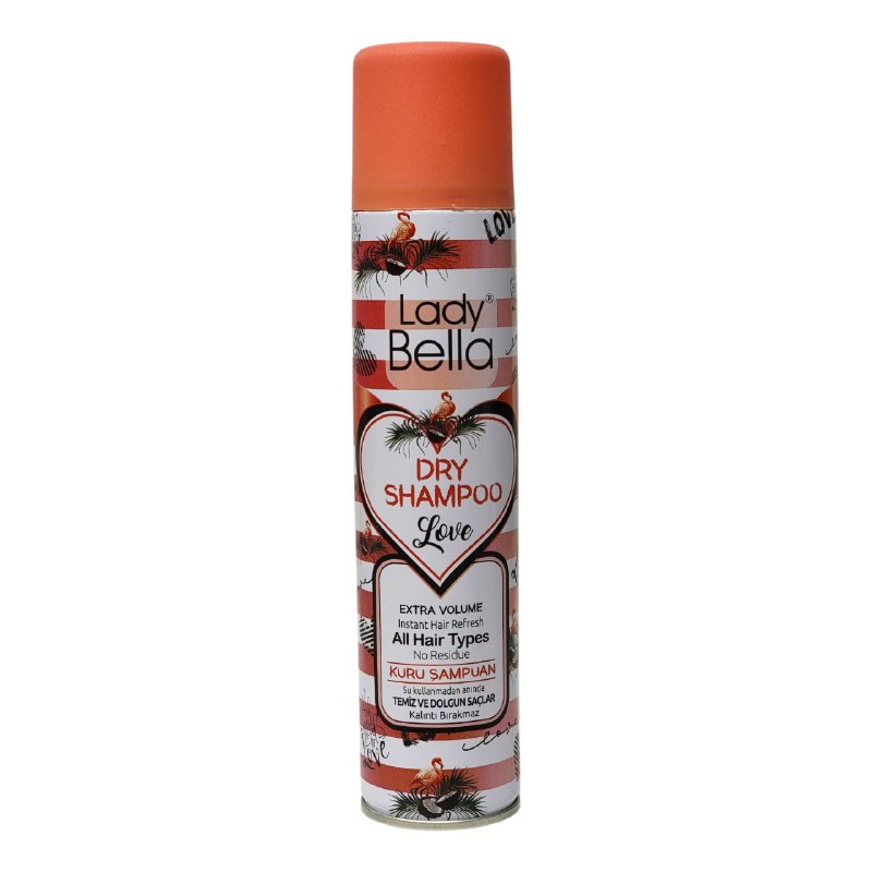 SHAMPOO EN SECO SIN ENJAGUE INSTANTANEO LADY BELLA 200ML