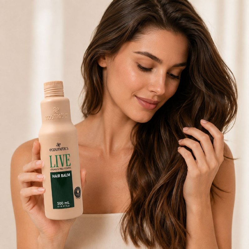 ACONDICIONADOR BÁLSAMO CAPILAR ECOSMETICS LIVE 500ML 1 UND