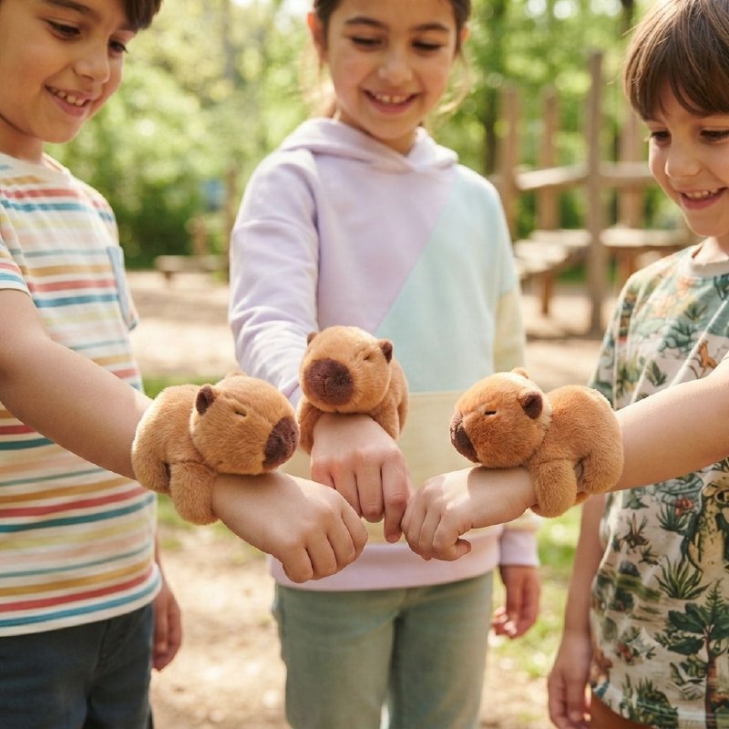 PELUCHE DE CAPIBARA INTERACTIVO PARA MUÑECA EL AMIGO MÁS TIERNO Y CÓMODO PARA LLEVAR SIEMPRE CONTIGO