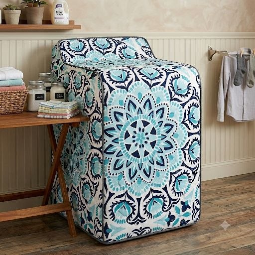FUNDA PARA LAVADORA PARA PROTEGER LA LAVADORA DEL POLVO,LA HUMEDAD Y LOS ARAÑAZOS LOTUS HOME 76X68X103CM