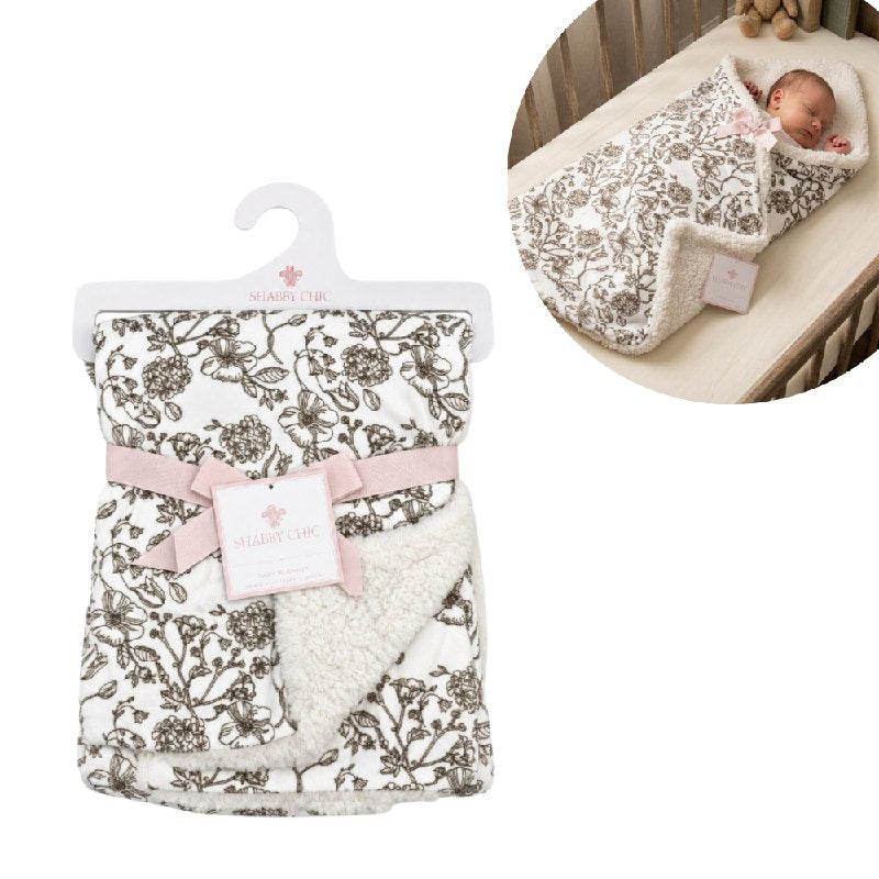 FRAZADA MANTA PARA BEBE DE VELLON SUPER SUAVE BENELI HOME 76X101CM