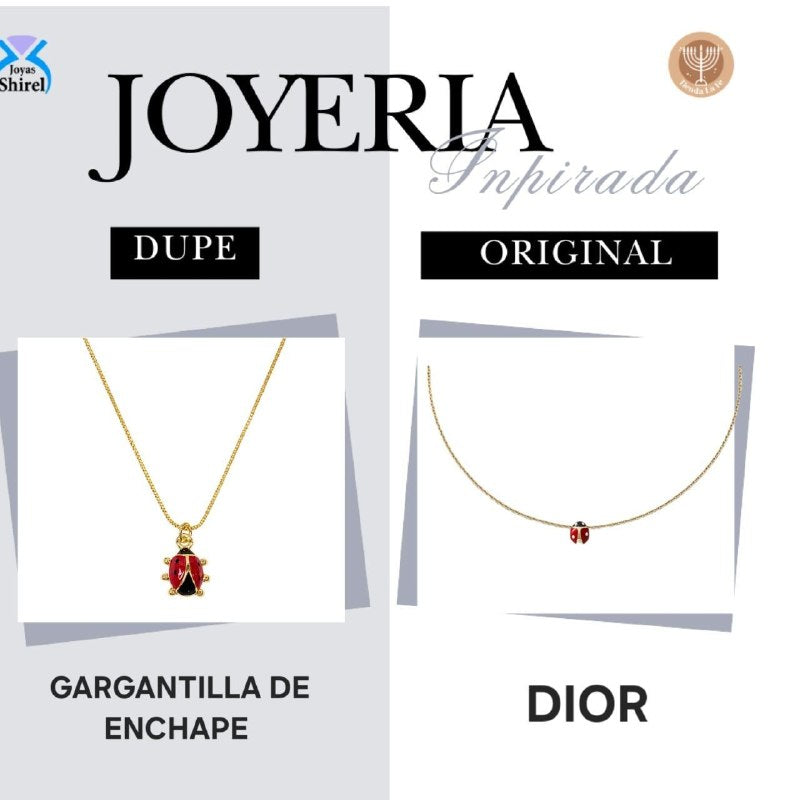 GARGANTILLA DE ENCHAPE PARA DAMA CON DISEÑO DE MARIQUITA 2.1CM
