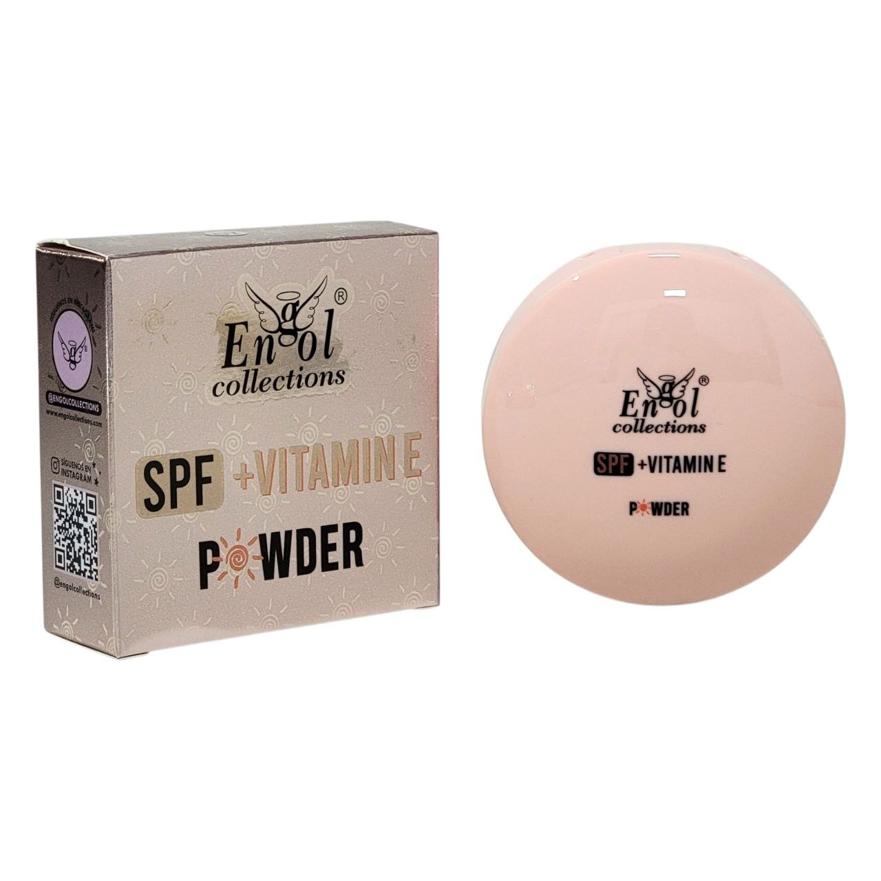 POLVO COMPACTO SPF Y VITAMINA E SELLA Y FIJA EL MAQUILLAJE ENGOL COLLECTIONS 9.5G