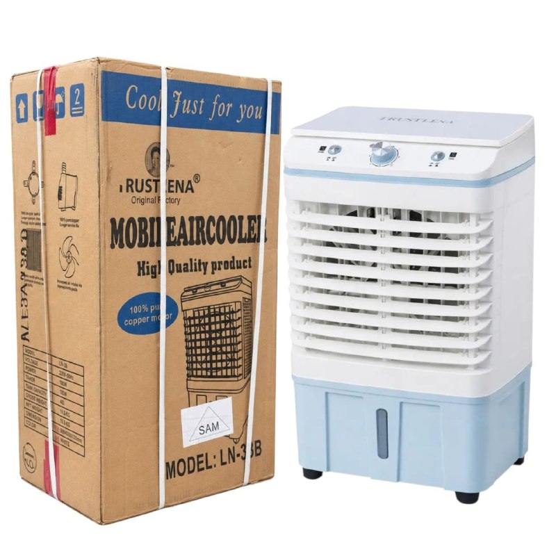ENFRIADOR DE AIRE EVAPORATIVO PORTATIL CON CAPACIDAD DE 30L TRUSTLENA