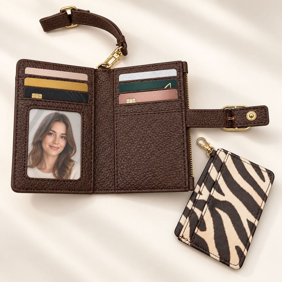 SET DE MONEDERO Y TARJETERO ORIGINAL STEVE MADDEN PARA DAMA