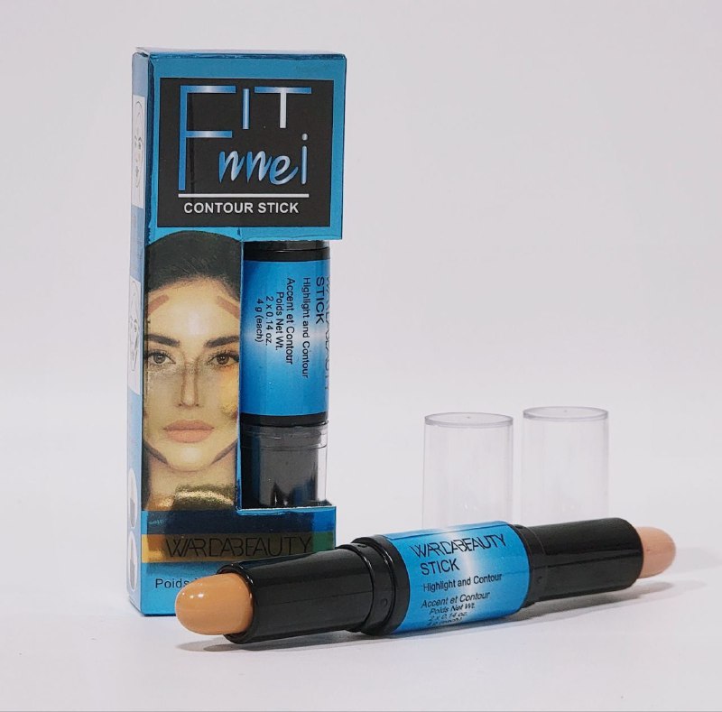 CONTORNO E ILUMINADOR 2 EN 1 WARDABEAUTY FIT NNEI  DUPE DE MAYBELLINE HIGLIGHT & CONTOUR 0.14OZX2