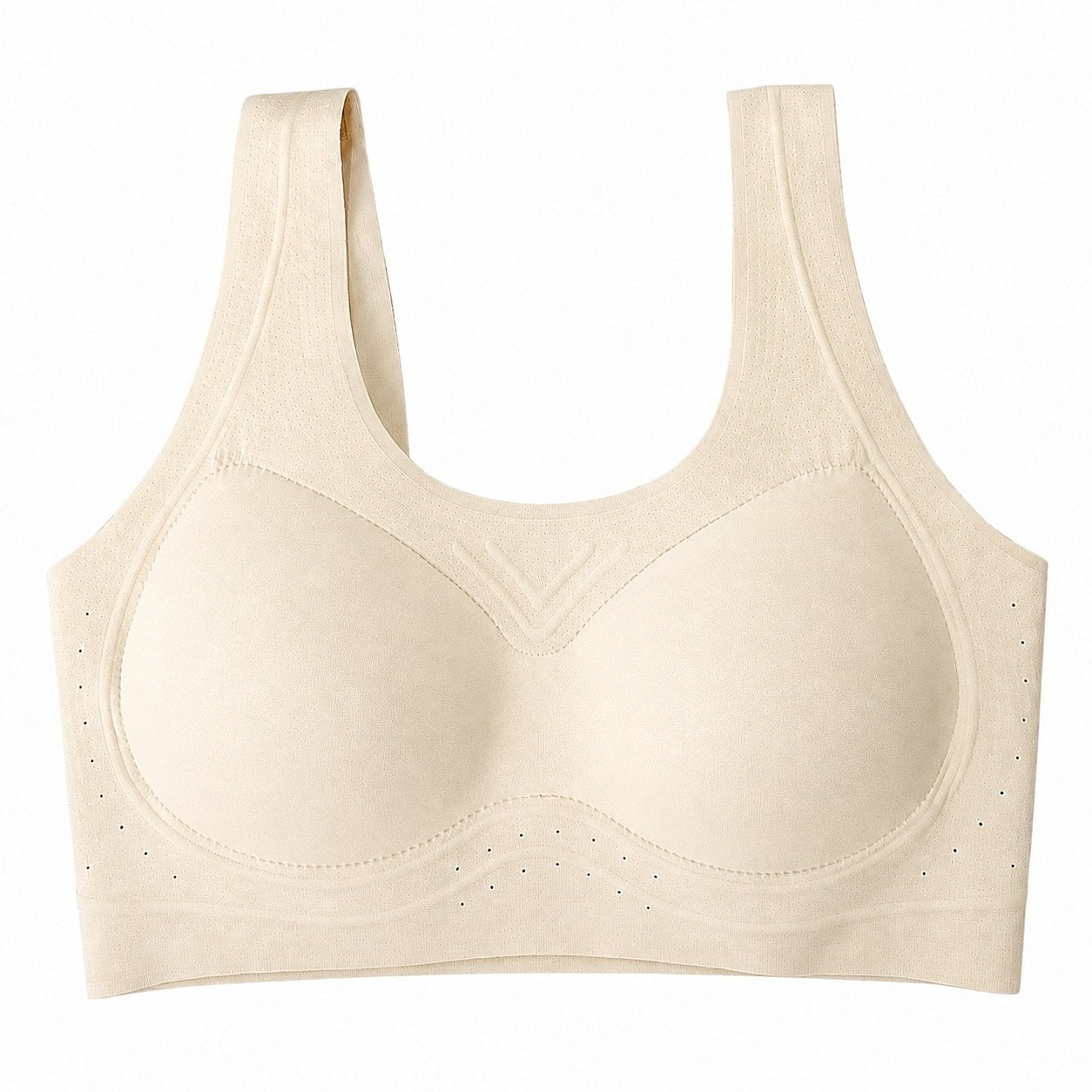 BRASIER DEPORTIVO SIN VARILLA CON MICROPERFORACIONES TALLA UNICA