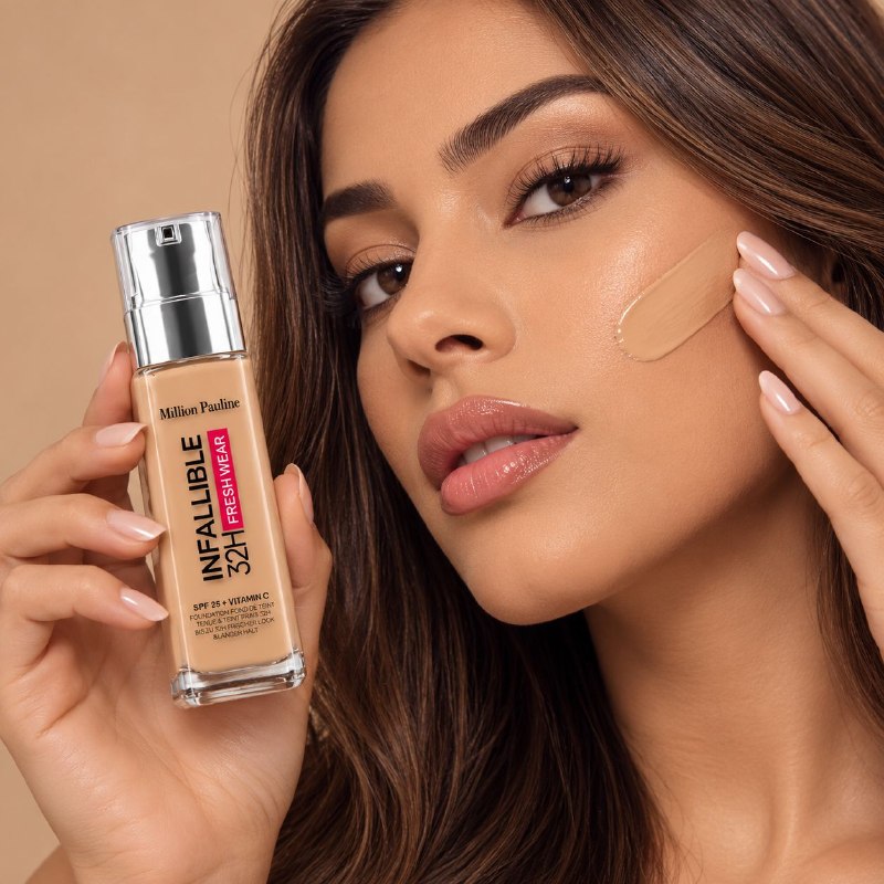 BASE DE MAQUILLAJE LIQUIDA DE LARGA DURACION MILLION PAULINE 30G (DUPE DE LOREAL)