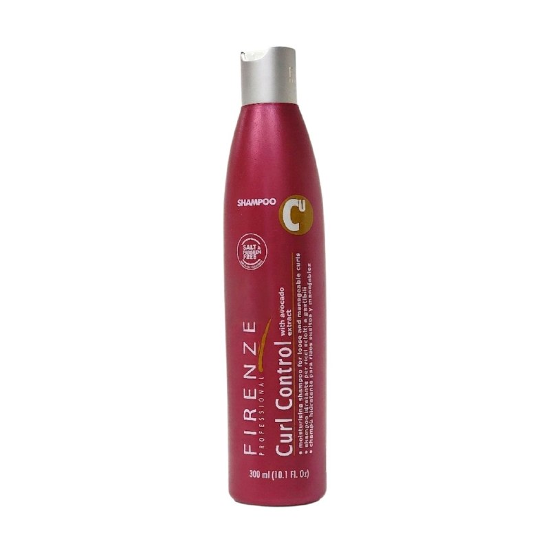 SHAMPOO HIDRATANTE DE EXTRACTO DE AGUACATE ESPECIALIZADO PARA CABELLOS RIZADOS Y ONDULADOS FIRENZE 300ML