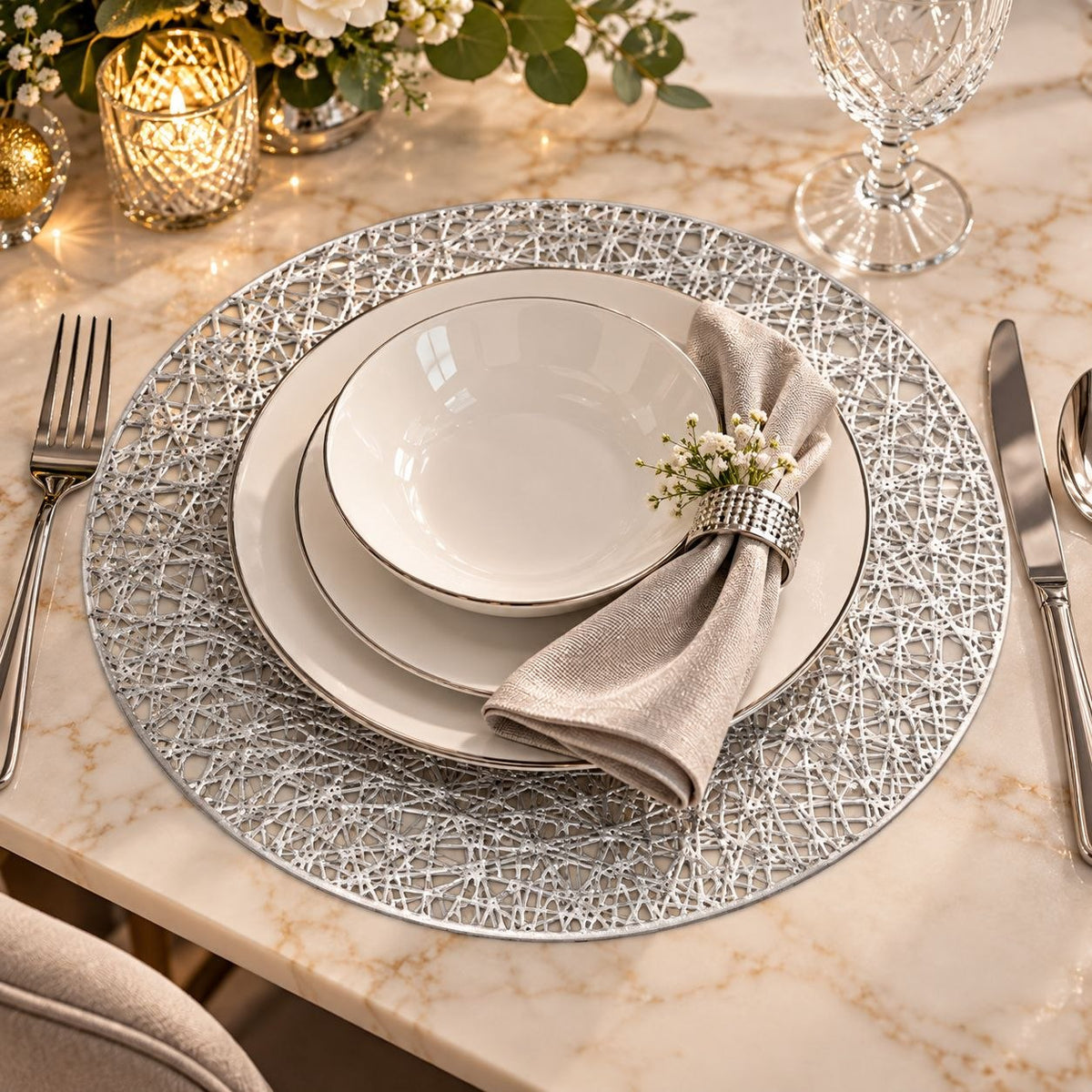 MANTEL INDIVIDUAL DE MESA LUXURY HOME LINENS