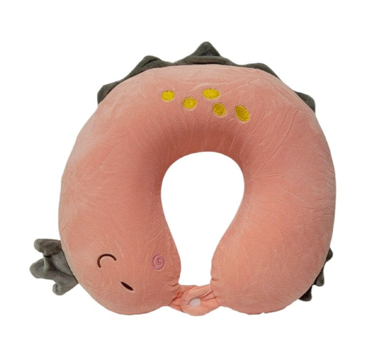 COLLARIN FOAM ALMOHADA PARA CUELLO EN FORMA DE U DE ESPUMA VISCOELASTICA CON FUNDA DE FELPA EXTRAIBLE Y LAVABLE, Y CIERRE DE CUELLO, PARA VIAJES O DORMIR 12 DISEÑOS 10X30X28CM