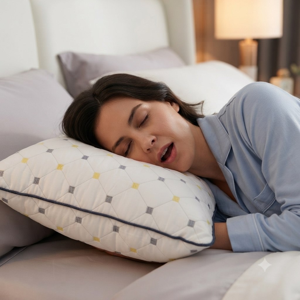 ALMOHADA DE TERCERA GENERACIÓN FABRICADA CON TECNOLOGÍA AVANZADA SOPORTE NECESARIO,TRANSPIRABLE Y CONDUCTORA DE LA HUMEDAD,TEJIDO TRANSPIRABLE,CONTIENE 30% MAS RELLENO BENELI  48X74CM