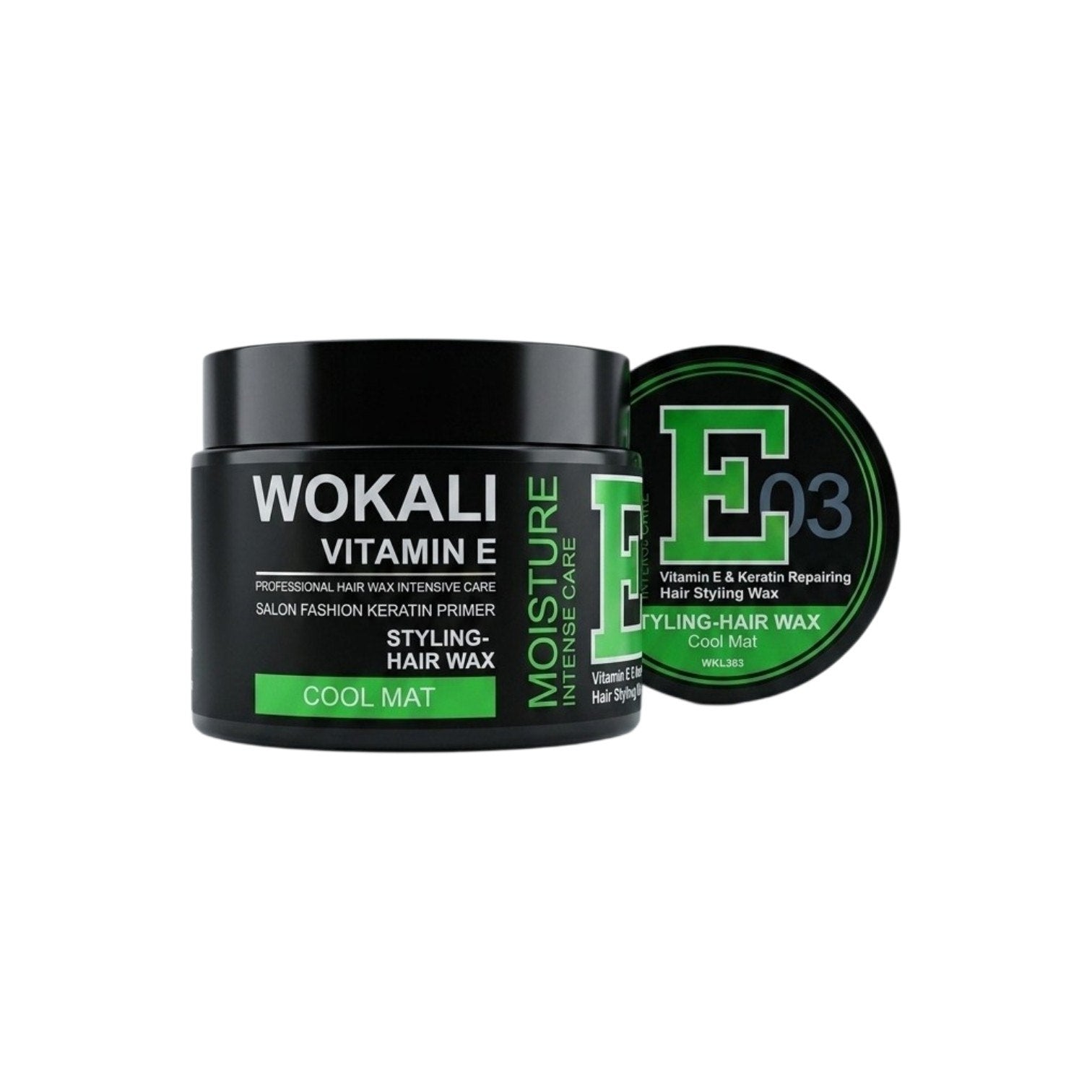 CERA PARA EL CABELLO CUIDADO INTENSIVO Y NUTRICIÓN CABELLO MÁS SEDOSO WOKALI VITAMIN CONT. 150GM