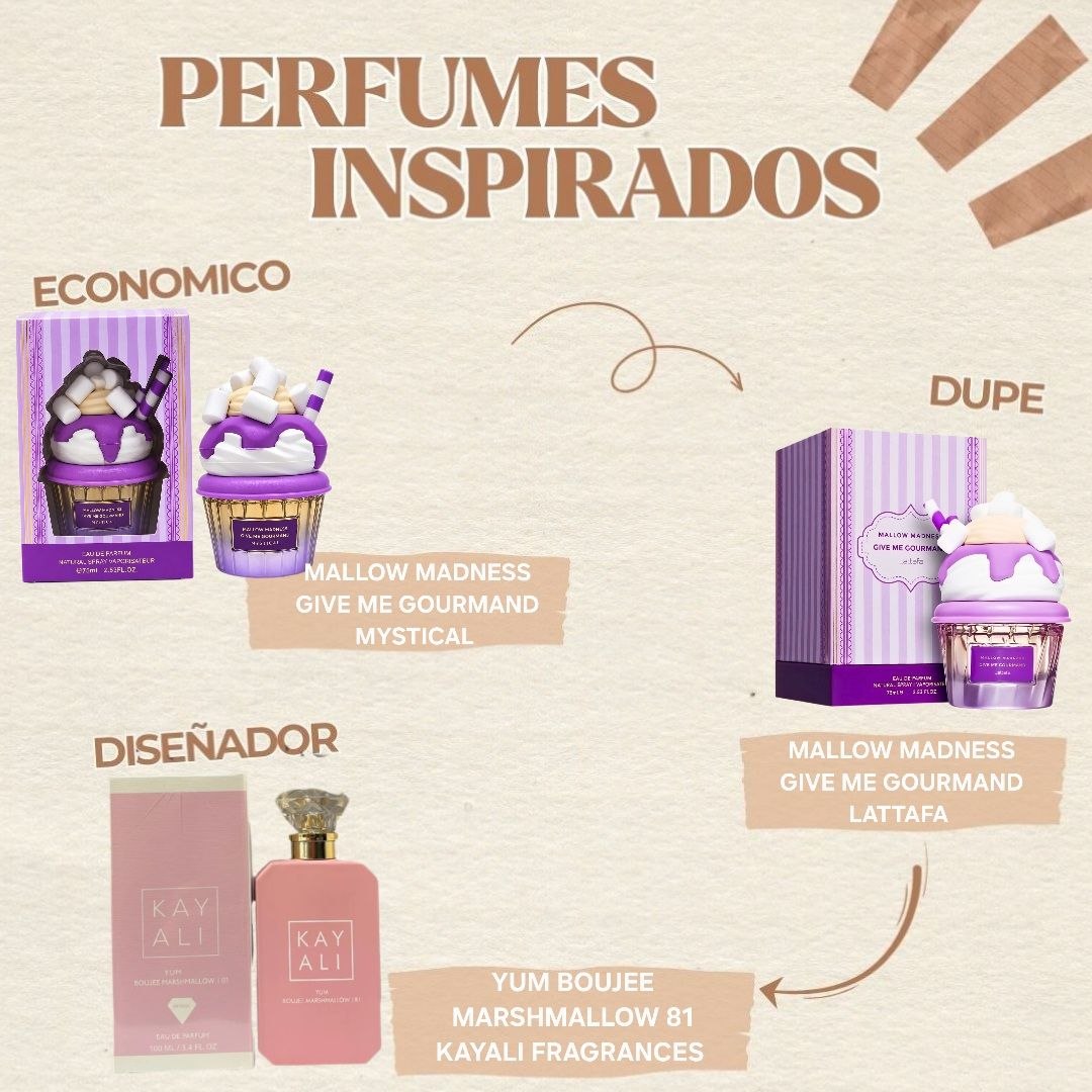 GIVE ME GOURMAND MALLOW MADNESS EDP 75ML (M) (AROMA SIMILAR A MYSTICAL)