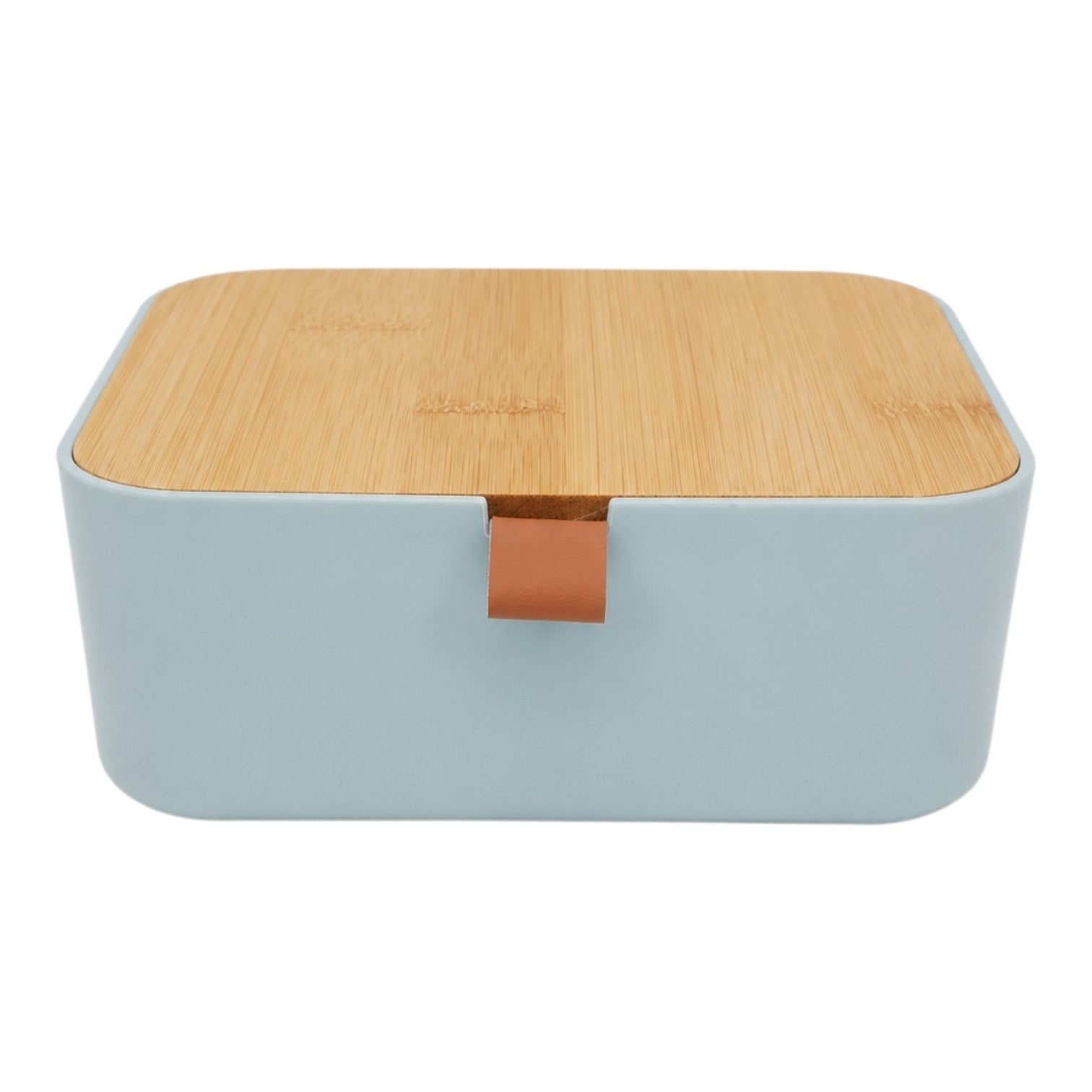 MINI ORGANIZADOR CON ESPEJO COMPACTO PARA RETOQUES RÁPIDOS DE MAQUILLAJE 15x15CM
