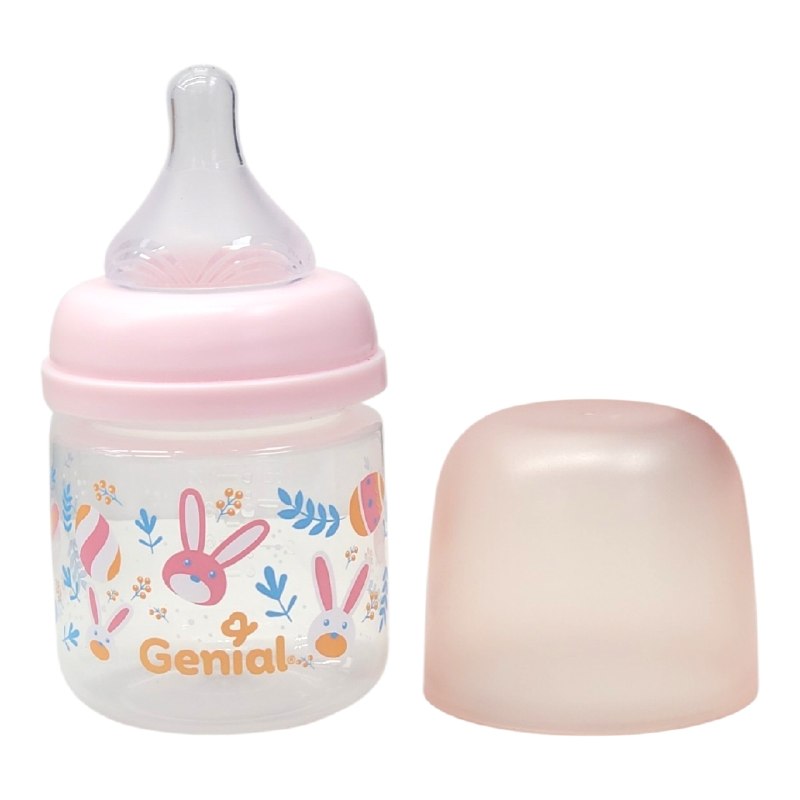 BIBERON PEPE ERGONOMICO DE BOCA ANCHA PARA BEBES GENIAL 120ML