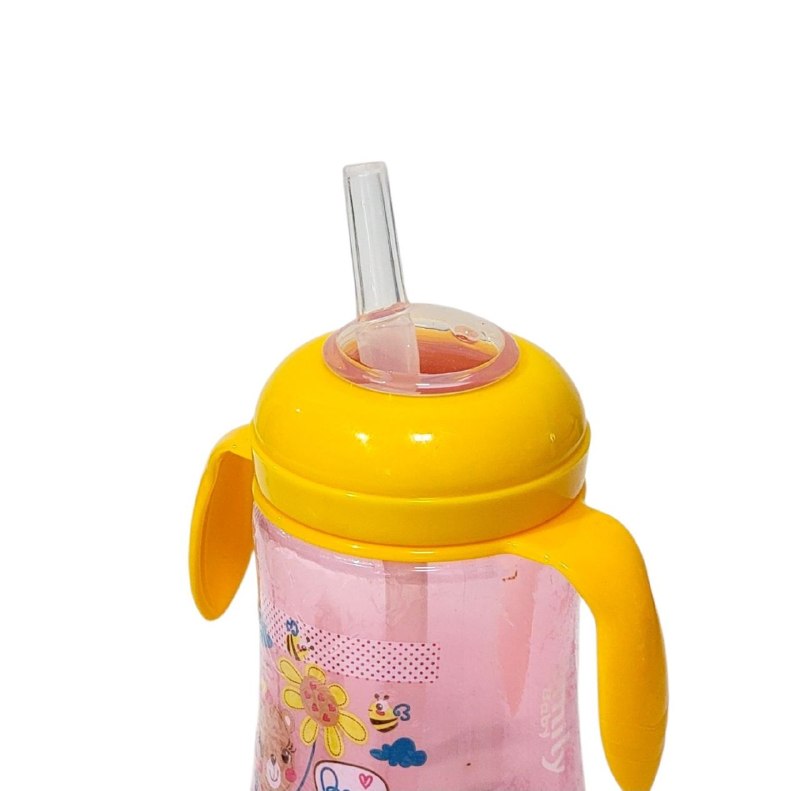 VASO ENTRENADOR ANTIDERRAME CON VALVULA ANTICOLICO PARA BEBES SMILY BABY 250ML