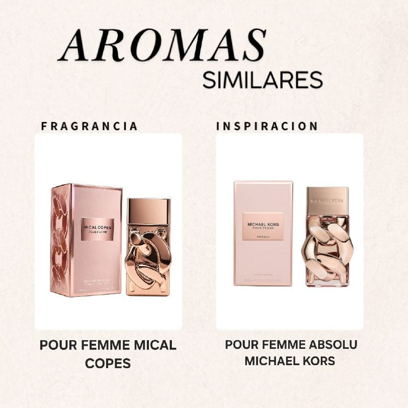 MICAL COPES POUR FEMME EDP 100ML (M) (AROMA SIMILAR MICHAEL KORS ABSOLU POUR FEMME)