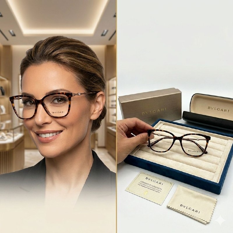 LENTES ORIGINALES PARA GRADUAR PARA DAMA BVLGARI