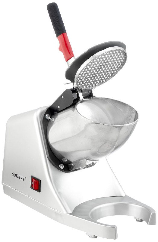 MAQUINA TRITURADORA DE HIELO ELECTRICA AJUSTABLE 300W DE FUERZA SK-777 SOKANY 220W CORRIENTE