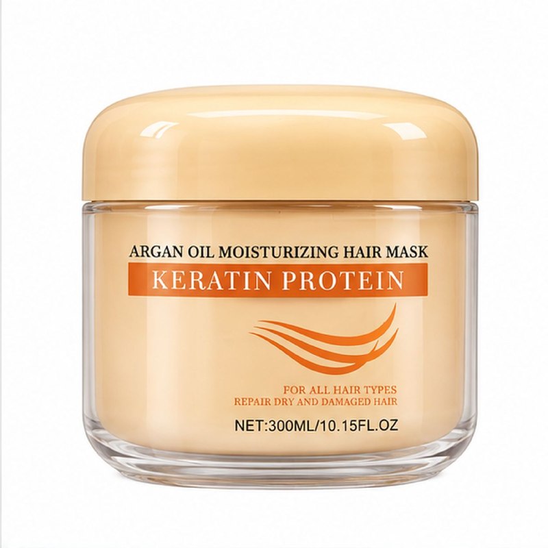 MASCARILLA CAPILAR HIDRATANTE ACONDICIONADORA Y RESTAURADORA DE ACEITE DE ARGAN Y PROTEINA DE KERATINA SIMUNANA 300ML