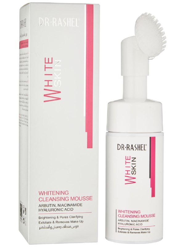 LIMPIADOR FACIAL EN ESPUMA BLANQUEADOR CON NIACINAMIDA Y ACIDO HIALURONICO DR RASHEL 115ML