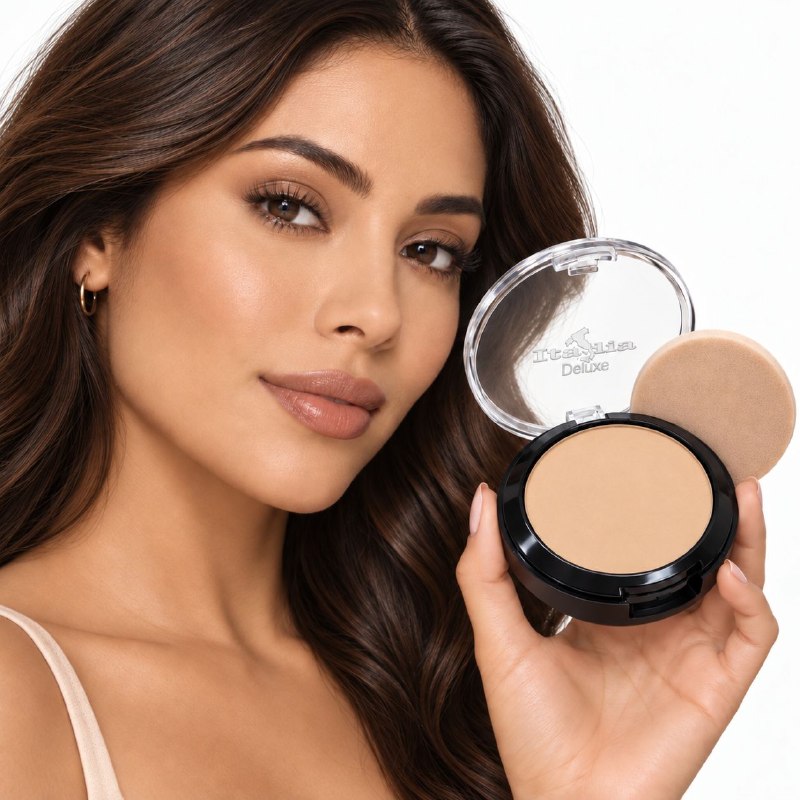 POLVO COMPACTO MATIFICANTE CON PROTECCION SOLAR TONO SAND BEIGE 03 ITALIA DELUXE 8G