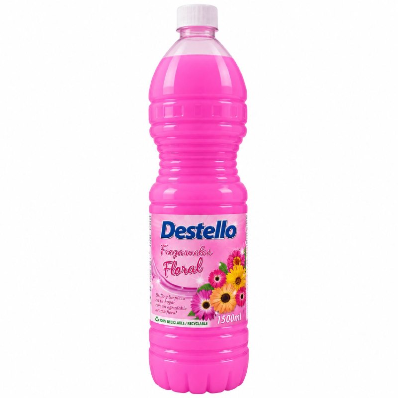 ASISTIN LIMPIADOR LIQUIDO PARA PISOS Y SUPERFICIES CON AROMA FLORAL DESTELLO 1500ML
