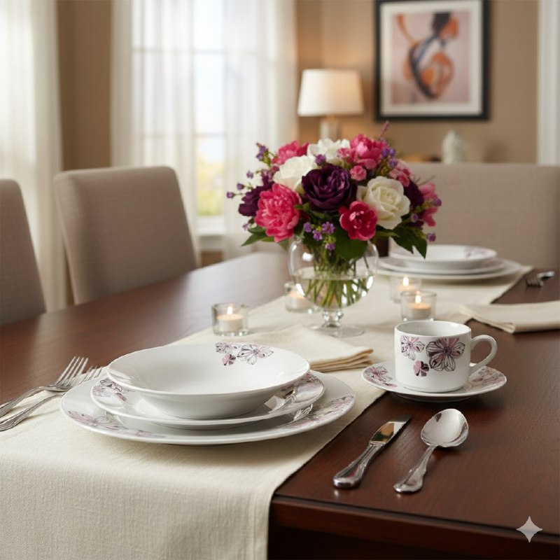 JUEGO DE PLATOS DE PORCELANA 20PCS ROYAL LINE