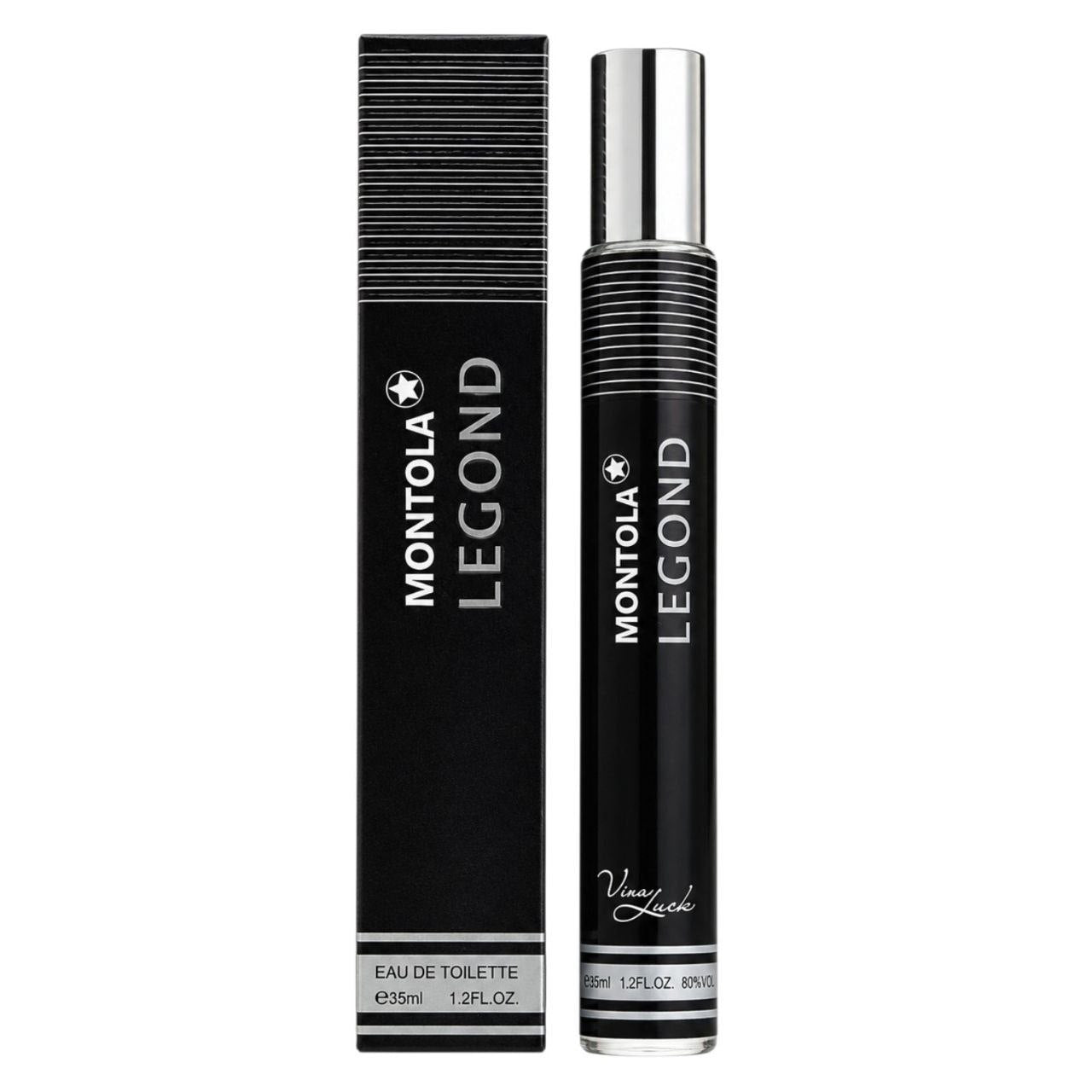 PERFUME DE TUBO MONTOLA LEGOND VIVA LUCK 35ML 1 UND (DUPE LEGEND MONTBLANC)