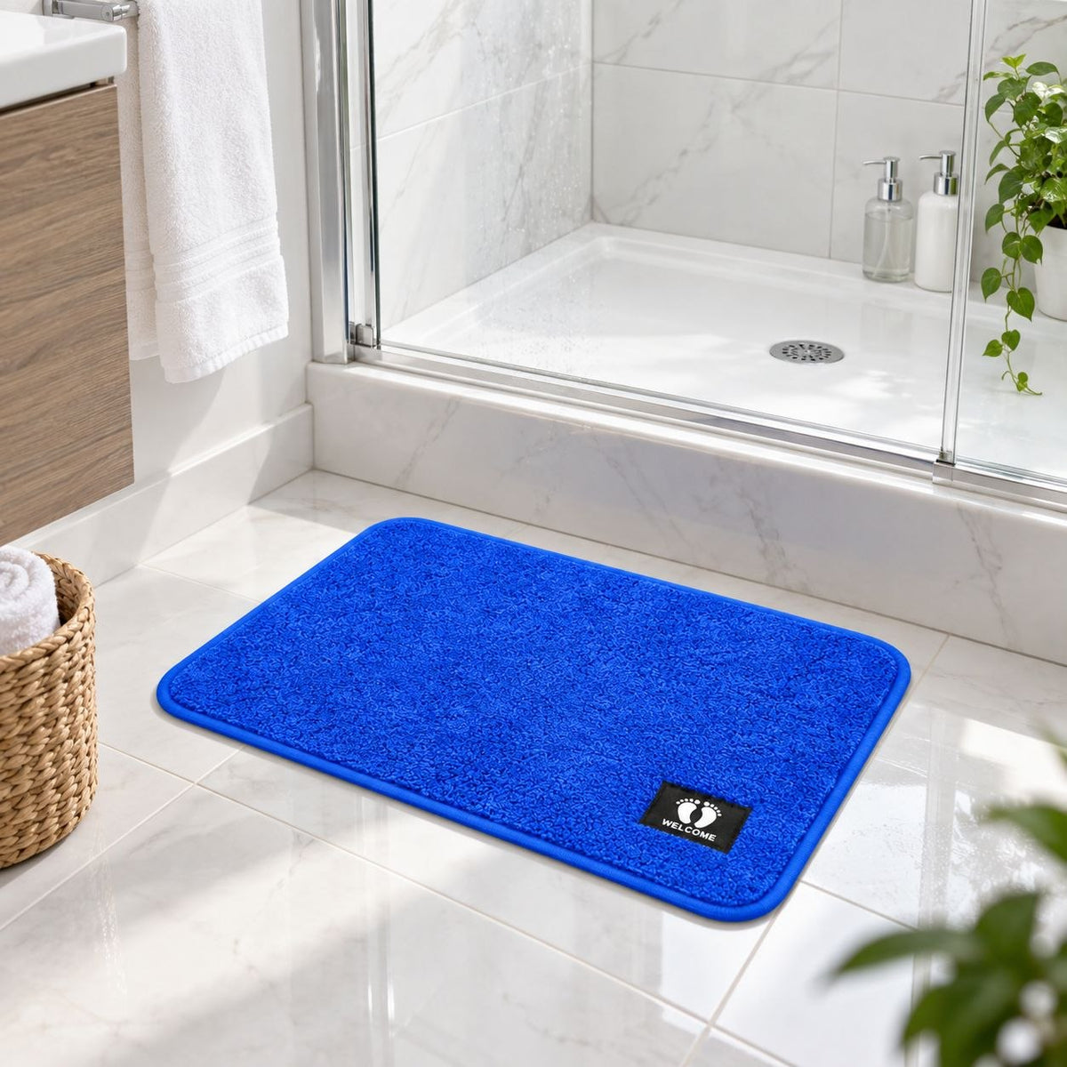 ALFOMBRA ANTIDESLIZANTE PARA BAÑO Y HOGAR BENELI HOME 58X38CM