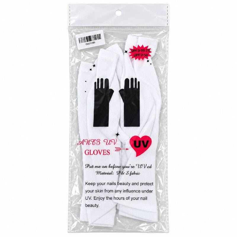GUANTES DE PROTECCION UV UPF50 PARA MANICURA PROTEGEN DE LA RADIACION UV DE LAS LAMPARAS DE UÑAS