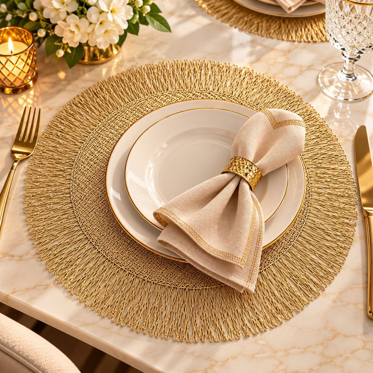 MANTEL INDIVIDUAL DE MESA LUXURY HOME LINENS