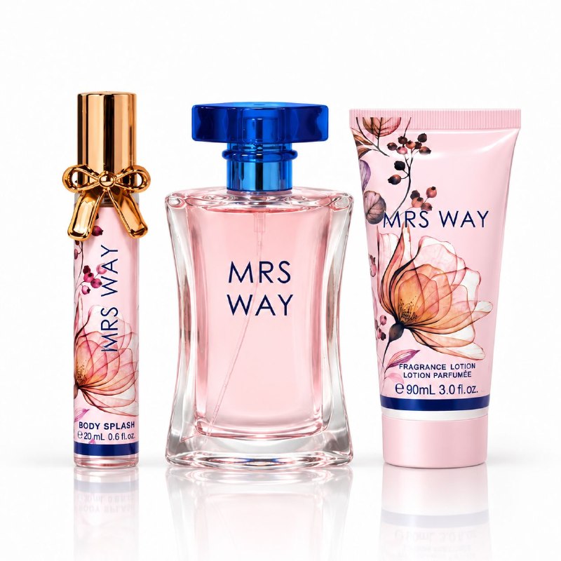 SET MYSTICAL MRS WAY EDP 20ML, EDP 50ML, BODY LOTION 90ML (M) (AROMA SIMILAR GIORGIO ARMANI MY WAY)