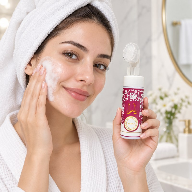 LIMPIADOR FACIAL EN ESPUMA PROFUNDA HIDRATANTE REMOVEDORA DE MAQUILLAJE HGZRLY 150ML DUPE DE LATTAFA YARA CANDY