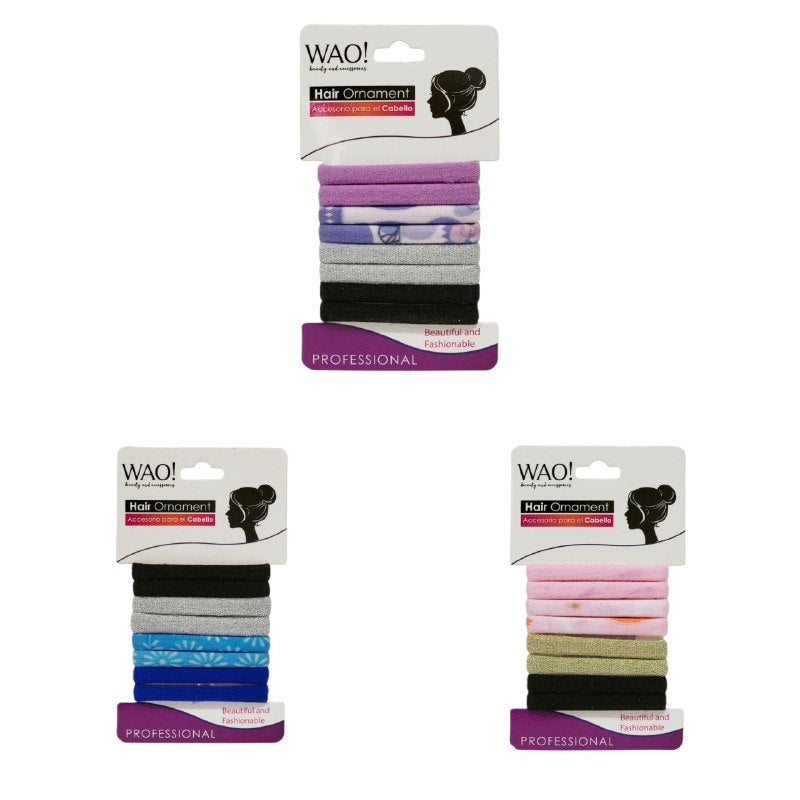 COLAS PARA EL CABELLO EN SET DE 8UND DE SUJECION FIRME TODO EL DIA WAO