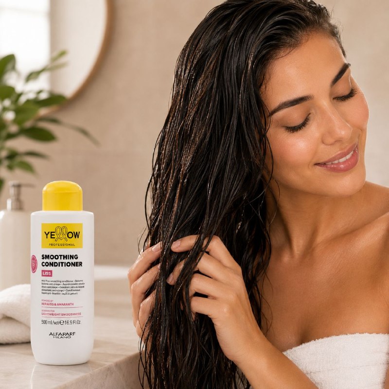 ACONDICIONADOR ALISADOR, ANTIQUIEBRE Y ANTIFRIZZ PARA CABELLO REBELDE CON KERAVEG ALFAPARF 500ML