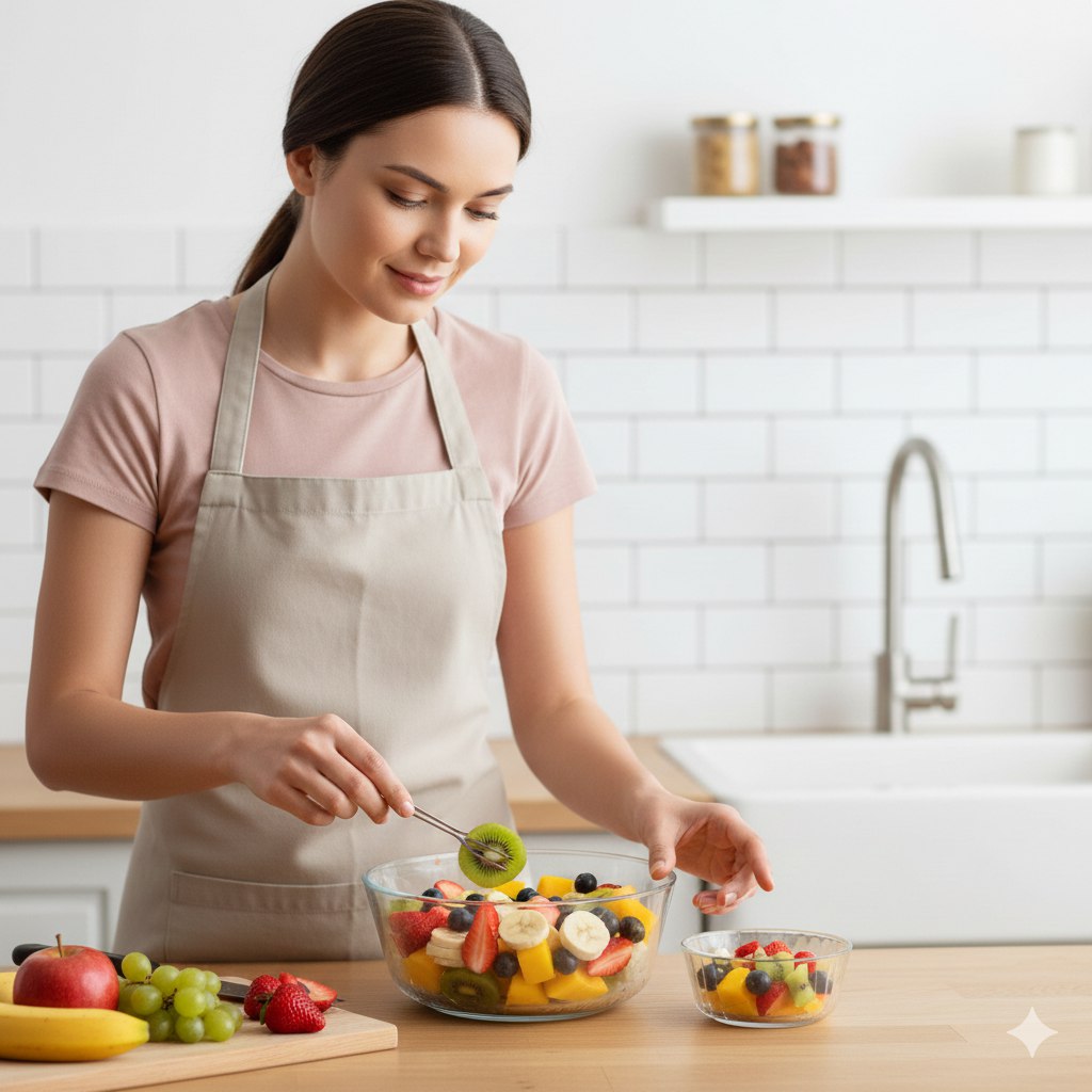 JUEGO DE ENSALADERAS DE VIDRIO CON RELIEVE 7PCS COSENZA